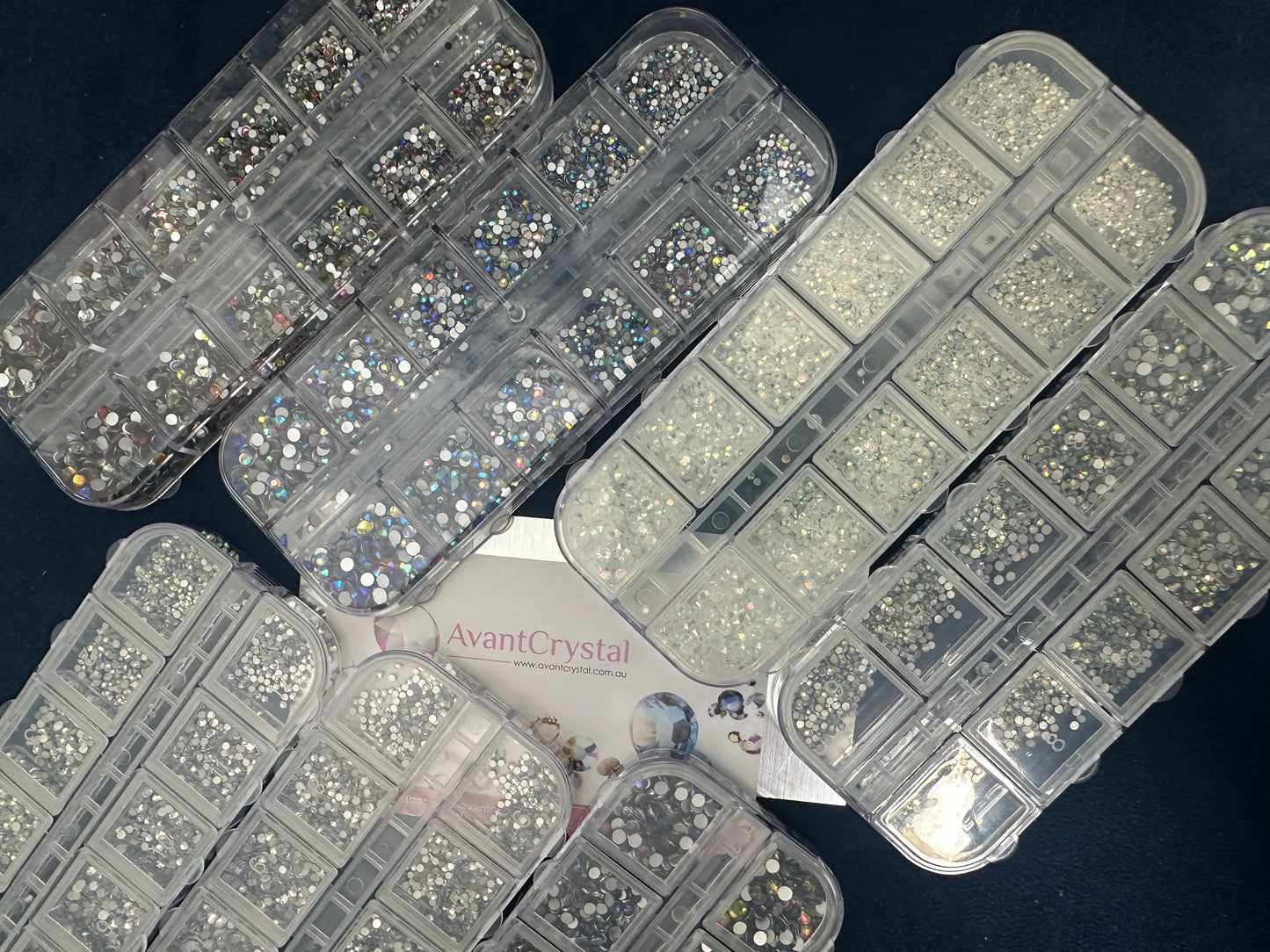 2000pcs RHINESTONES/ GEMS/ CRYSTAL/ NAIL ART/Crafts/ Scrapbooking