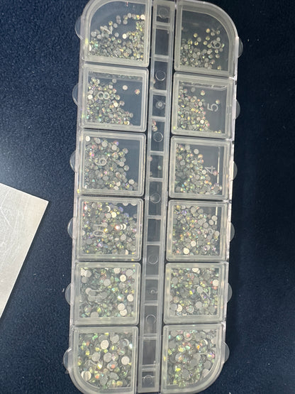 2000pcs RHINESTONES/ GEMS/ CRYSTAL/ NAIL ART/Crafts/ Scrapbooking