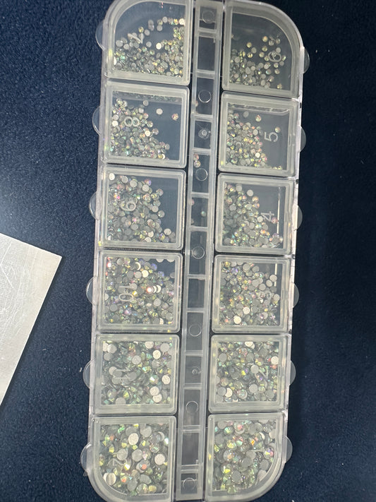 2000pcs RHINESTONES/ GEMS/ CRYSTAL/ NAIL ART/Crafts/ Scrapbooking