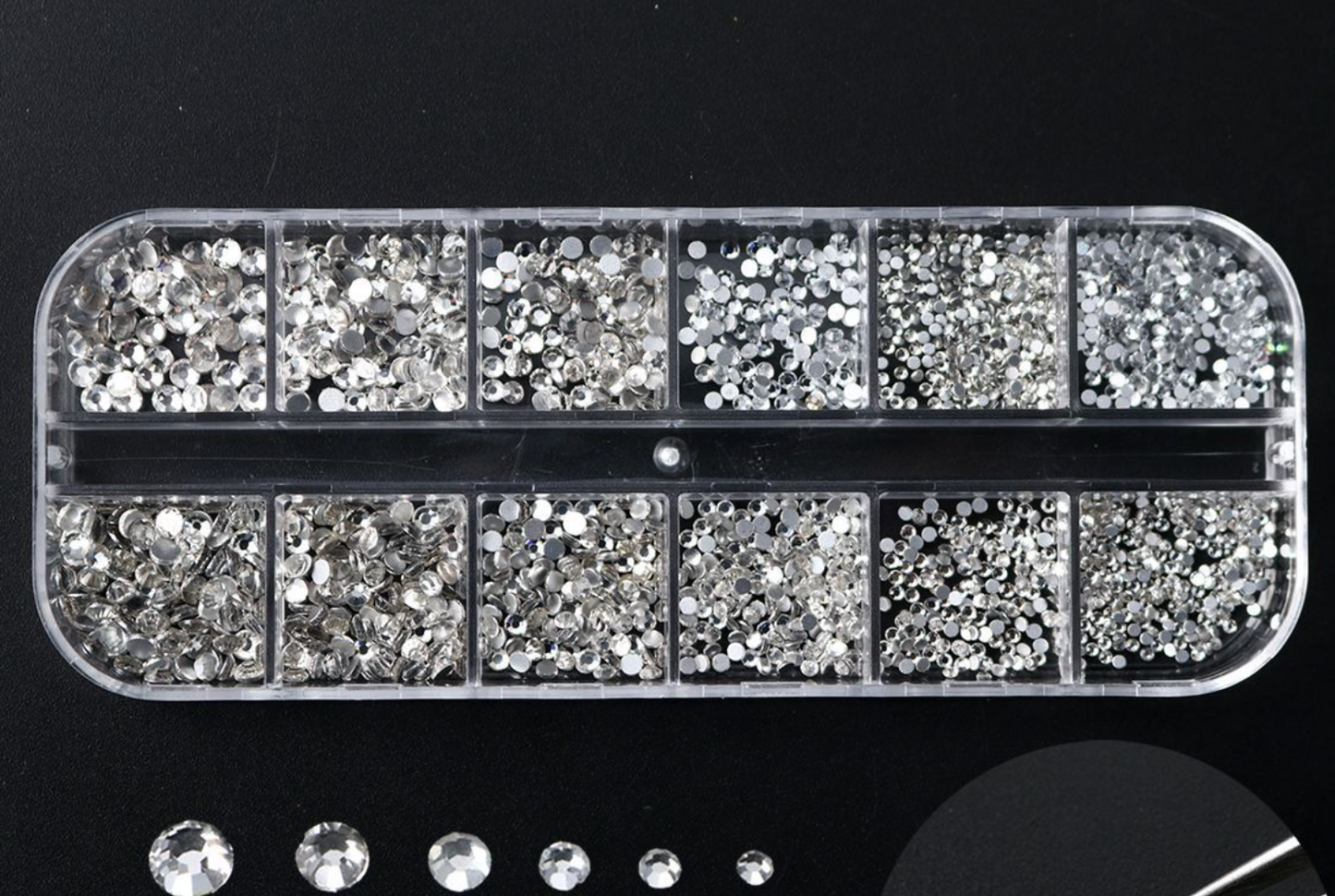 2000pcs RHINESTONES/ GEMS/ CRYSTAL/ NAIL ART/Crafts/ Scrapbooking