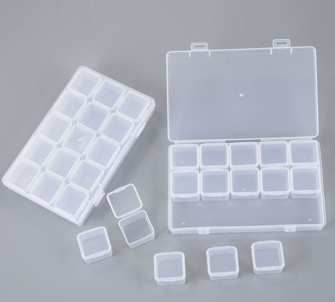 Diamond Painting Drill Storage Containers, Diamond Organizer Case Embroidery Beads Storage Box