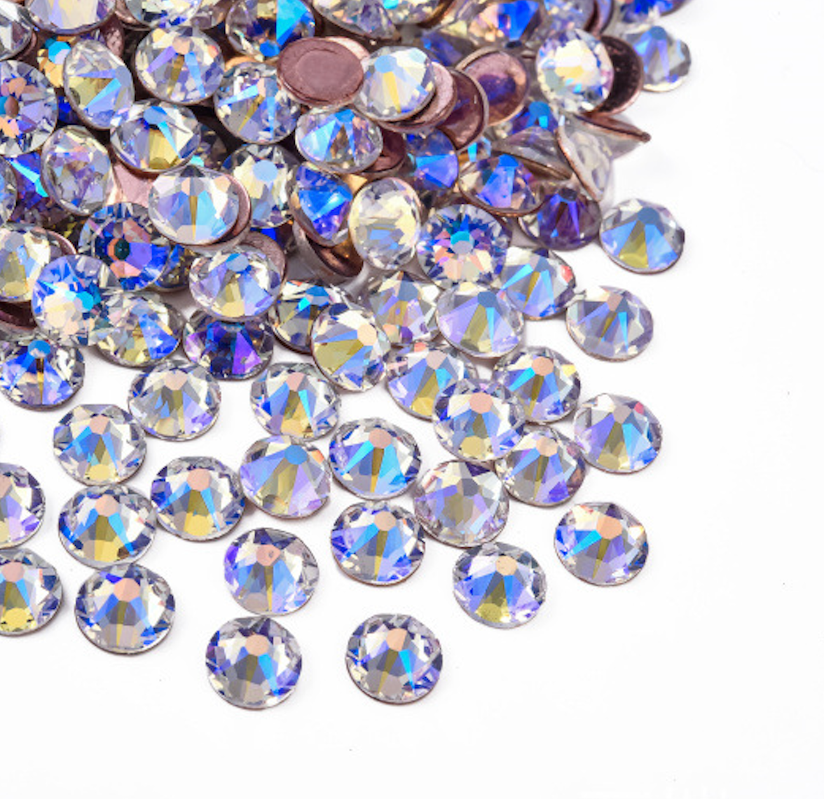 Glower® Crystal Paradise Shine Luxe Radiance Hotfix Rhinestone Flat Back