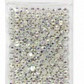 3mm AB FLAT BACK ACRYLIC ROUND RHINESTONES (No Hotfix)