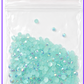 3mm AB FLAT BACK ACRYLIC ROUND RHINESTONES (No Hotfix)