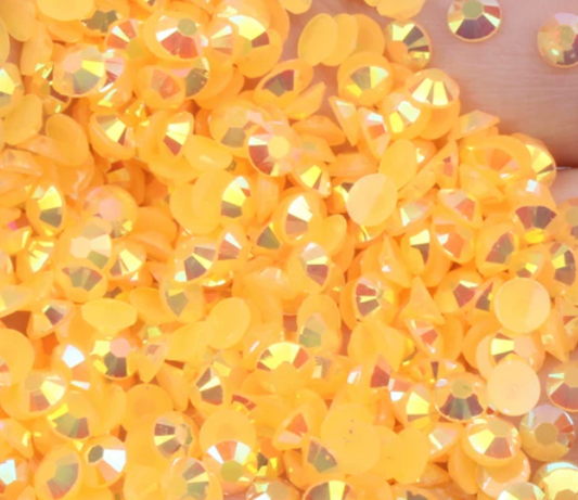AB- SUNFLOWER  FLAT BACK RHINESTONES