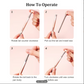Rotating Wax Picker Pen for Rhinestones, Nail Art & Diamond Painting