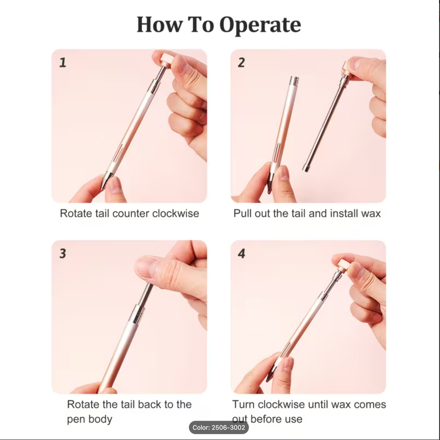 Rotating Wax Picker Pen for Rhinestones, Nail Art & Diamond Painting