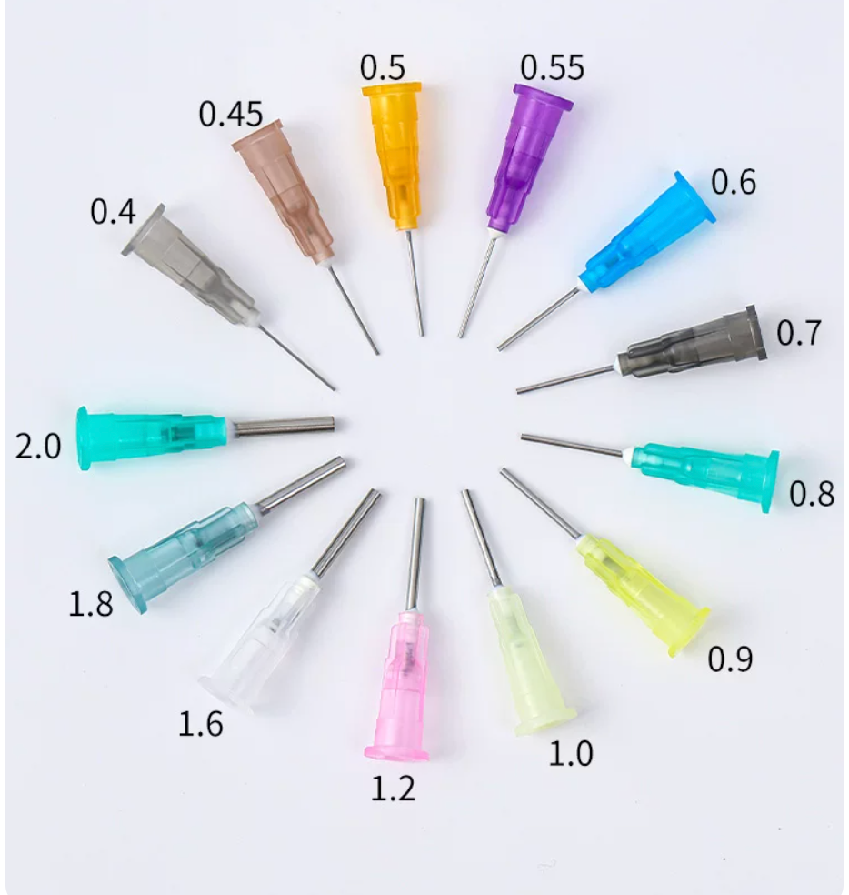 5ml Glue Syringe & Precision Needle Tip Kit Set for Rhinestone Application