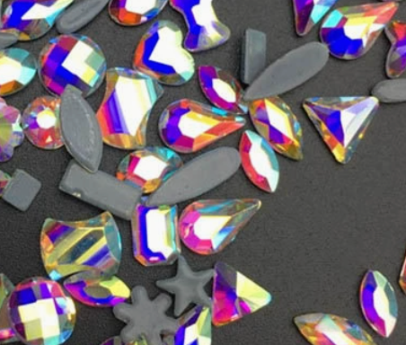 Glower® Mixed Shape Hotfix Rhinestone Flat Back