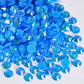Sapphire Luminous Glow in Dark Glass Rhinestone No-Hotfix AAA Grade
