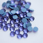 Glower® Tanzanite Premium Hotfix Rhinestone Flat Back