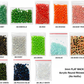 3mm AB FLAT BACK ACRYLIC ROUND RHINESTONES (No Hotfix)