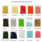 4mm AB FLAT BACK ACRYLIC ROUND RHINESTONES (No Hotfix)