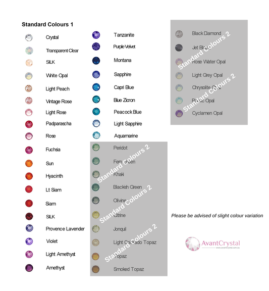 Glower® Hot Fix Premium Wholesale Pack ( Standard  Colour #1 )