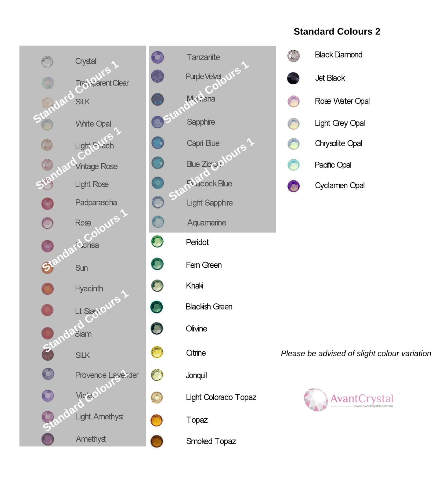 Glower® Hot Fix Premium Wholesale Pack ( Standard Colour #2 )