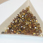 Glower® Crystal Golden Shadow Luxe Radiance Hotfix Rhinestone Flat Back