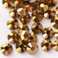 Glower® Metallic Gold Premium Hotfix Rhinestone Flat Back