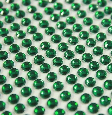 [504-1000pcs] 4-6mm Arcylic Rhinestone Gems Self Adhesive Sticker on Crystals