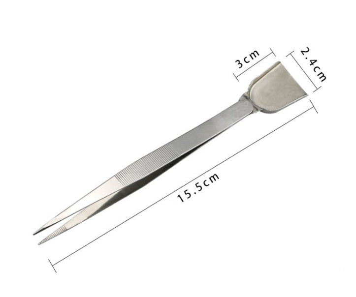 Tweezers with Scoops Shovels For Gem Beads Jewelry Tool