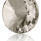 CRYSTAL SATIN RIVOLI SEW-ON SWAROVSKI® CRYSTAL 3200 FLAT BACK