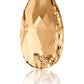 CRYSTAL GOLDEN SHADOW UNFOILED DROP SEW-ON SWAROVSKI® CRYSTAL 3230 FLAT BACK