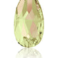 CRYSTAL LUMINOUS GREEN DROP SEW-ON SWAROVSKI® CRYSTAL 3230 FLAT BACK