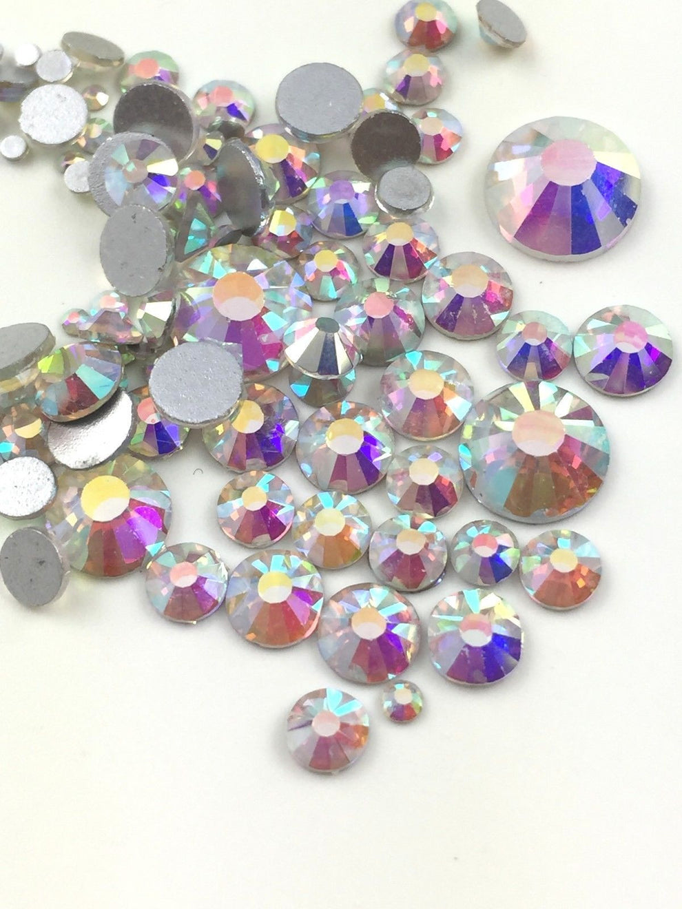 Assorted Sizes AB Crystal Glass Rhinestone No-Hotfix AAA Grade – Avant ...