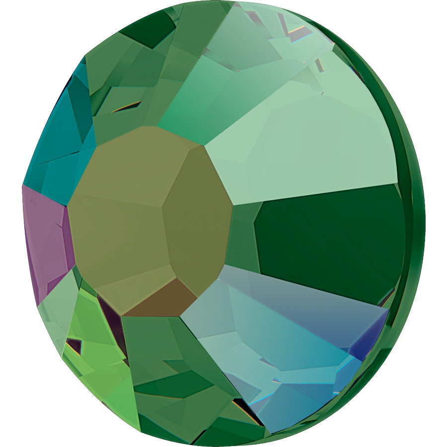 STELLUX™ Austrian Crystal FLAT BACK HOTFIX EMERALD AB