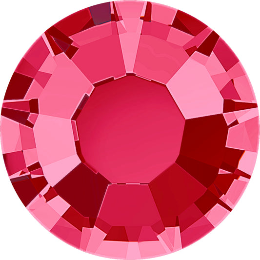 STELLUX™ Austrian Crystal FLAT BACK HOTFIX DEEP PINK