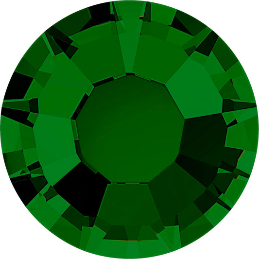 STELLUX™ Austrian Crystal FLAT BACK HOTFIX FOREST GREEN