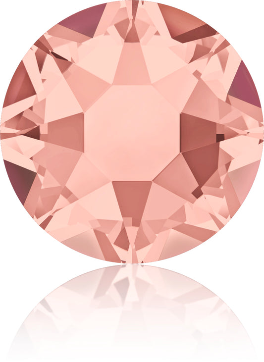 BLUSH ROSE HOTFIX SWAROVSKI® CRYSTAL XIRIUS ROSE 2078 FLAT BACK