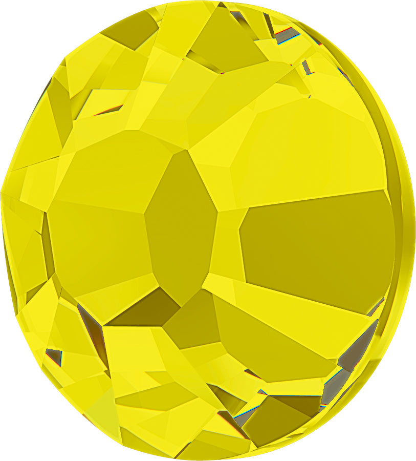 STELLUX™ Austrian Crystal FLAT BACK HOTFIX CITRINE