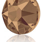 CRYSTAL BRONZE SHADE HOTFIX SWAROVSKI® CRYSTAL XIRIUS ROSE 2078 FLAT BACK