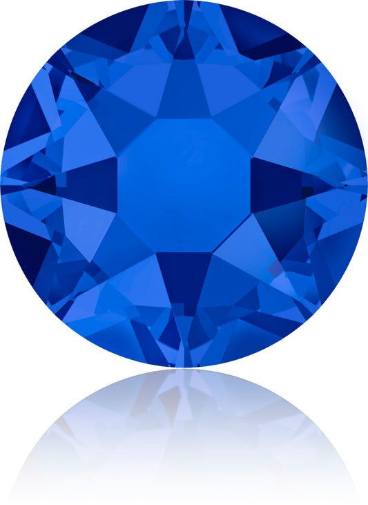 CRYSTAL MERIDIAN BLUE HOTFIX SWAROVSKI® CRYSTAL XIRIUS ROSE 2078 FLAT BACK