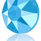 CRYSTAL SUMMER BLUE HOTFIX SWAROVSKI® CRYSTAL XIRIUS ROSE 2078 FLAT BACK
