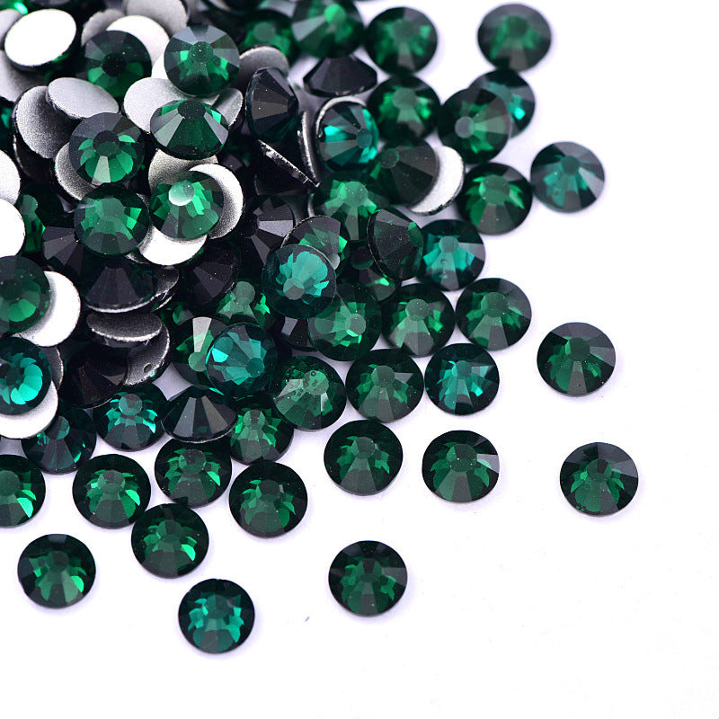 Emerald Glass Rhinestone No-Hotfix AAA Grade