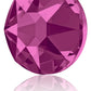 FUCHSIA HOTFIX SWAROVSKI® CRYSTAL XIRIUS ROSE 2078 FLAT BACK