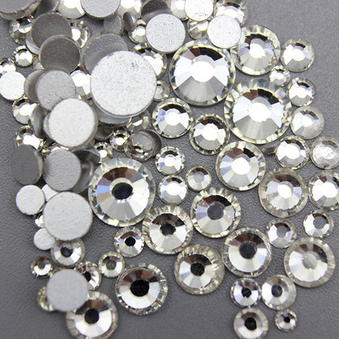 Glass Rhinestone Sizes Assorted Sizes Clear Glass Rhinestone No-Hotfix AAA Grade – Avant Crystal