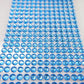 504pcs X 6mm Assorted Colours Rhinestone Gems Self Adhesive Stick on Crystals