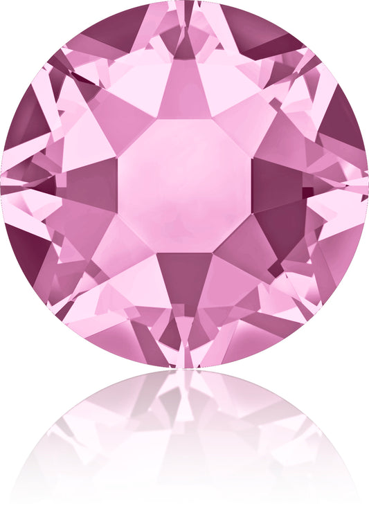 LT AMETHYST HOTFIX SWAROVSKI® CRYSTAL XIRIUS ROSE 2078 FLAT BACK