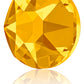 LT TOPAZ HOTFIX SWAROVSKI® CRYSTAL XIRIUS ROSE 2078 FLAT BACK