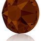 MOCCA HOTFIX SWAROVSKI® CRYSTAL XIRIUS ROSE 2078 FLAT BACK