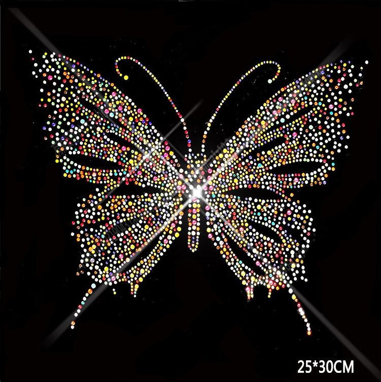 Hotfix Iron On Crystal Motif Pre-Made Design Applique 12318