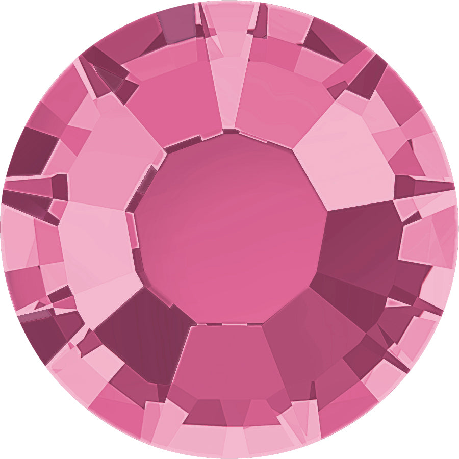 STELLUX™ Austrian Crystal FLAT BACK HOTFIX ROSE
