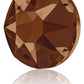 SMOKED TOPAZ HOTFIX SWAROVSKI® CRYSTAL XIRIUS ROSE 2078 FLAT BACK