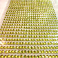 750pcs X 3mm Assorted Colours Rhinestone Gems Self Adhesive Stick on Crystals