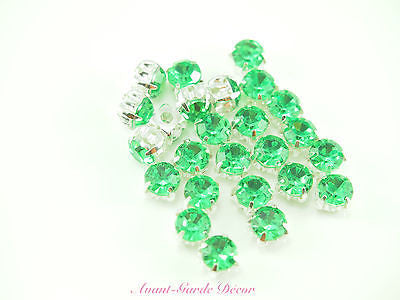 50pcs Sewing Rhinestones Stitch Crystal Gems