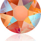 TANGERINE SHIMMER HOTFIX SWAROVSKI® CRYSTAL XIRIUS ROSE 2078 FLAT BACK