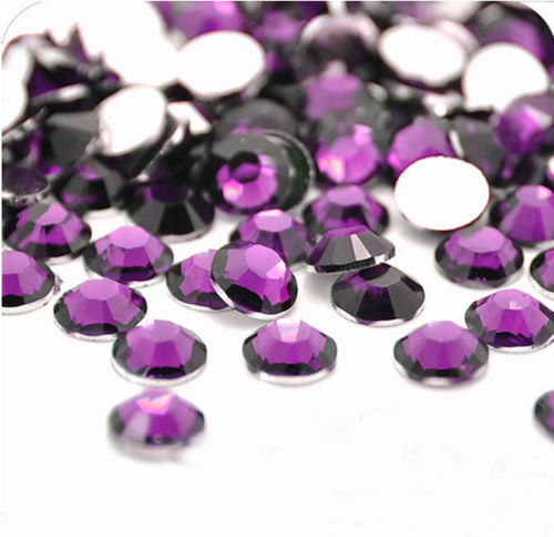 Violet Non-Hotfix Flat Back Rhinestone