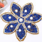 Hotfix Iron On Crystal Motif Pre-Made Crystal Flower Design